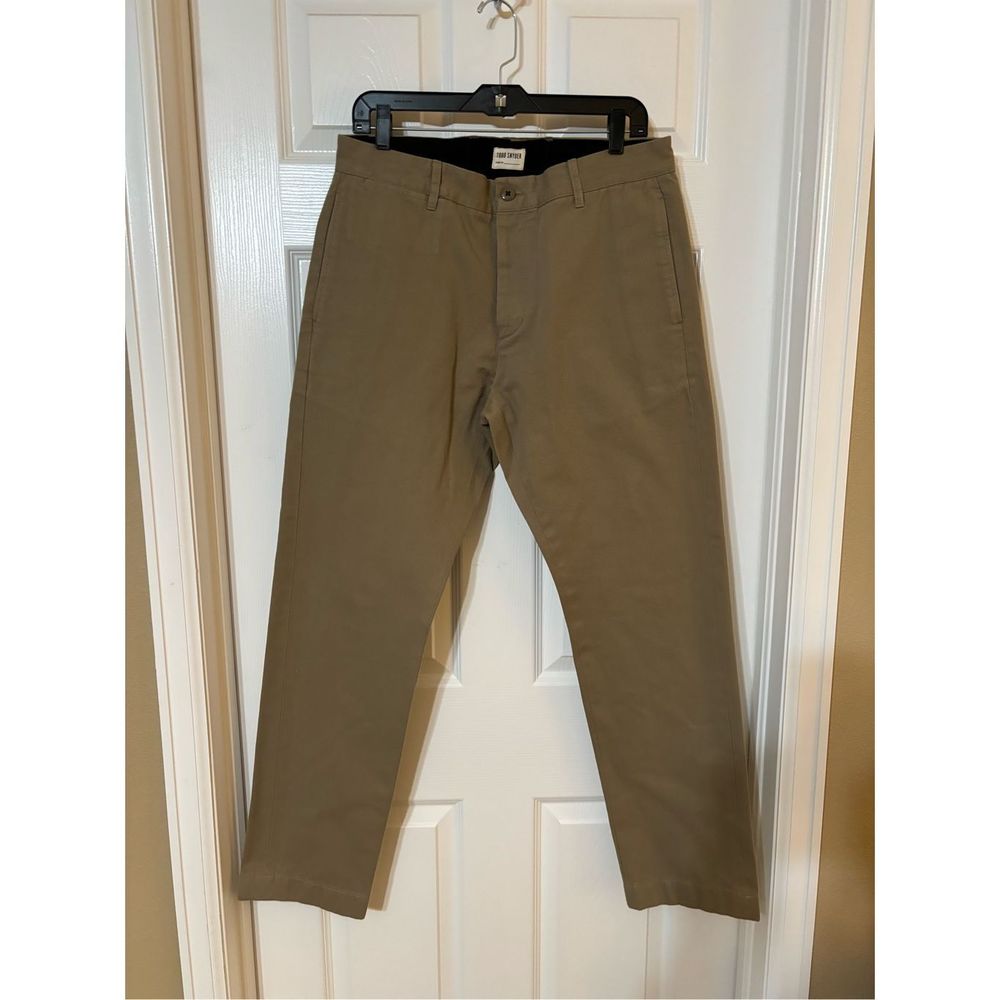 Todd Snyder Selvedge Khaki Chino pants 34 x 31
